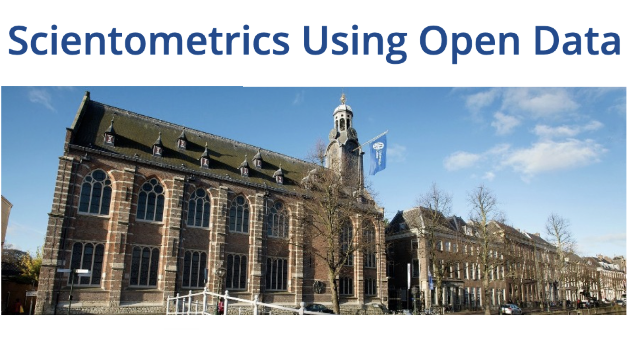 Scientometrics Using Open Data