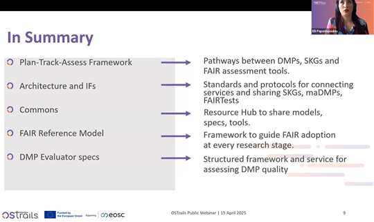 OSTrails Webinar 1 recap intro