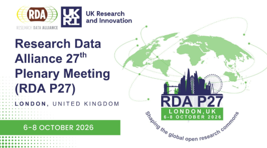 RDA 27th Plenary Meeting (P27)