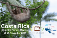 RDA 23rd Plenary Meeting  at San José, Costa Rica (Hybrid)